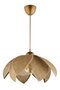 Opviq Lámpara de Araña Beige y Dorado Ajustable